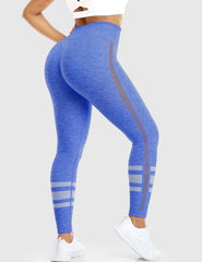 Stripe Mesh Leggings