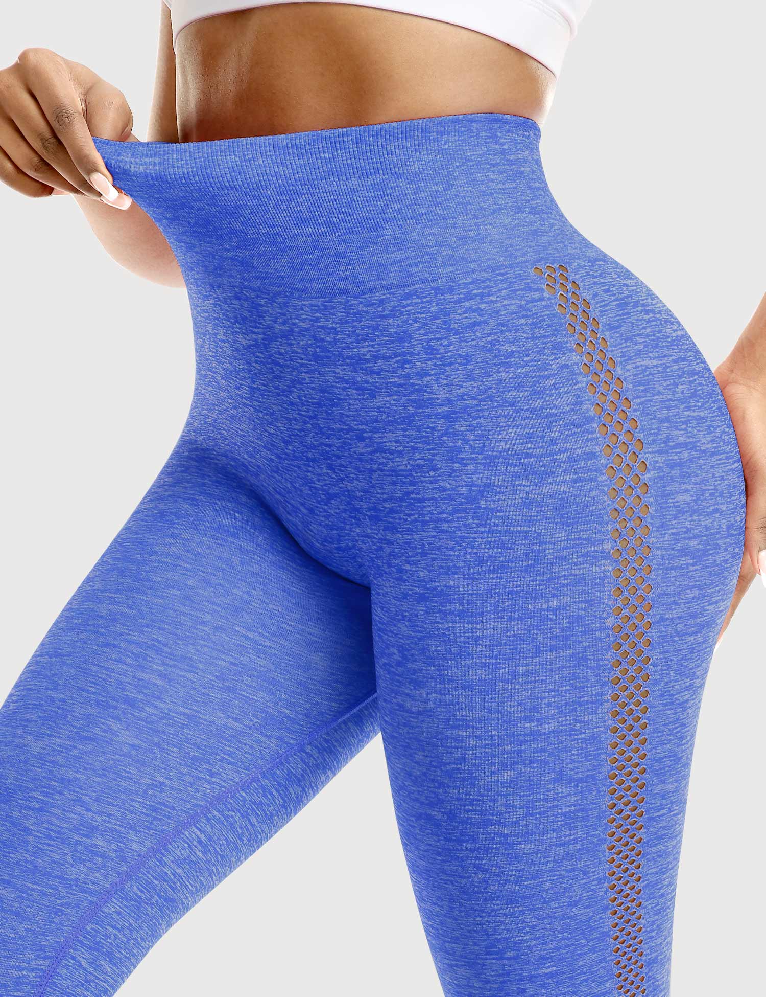 Stripe Mesh Leggings